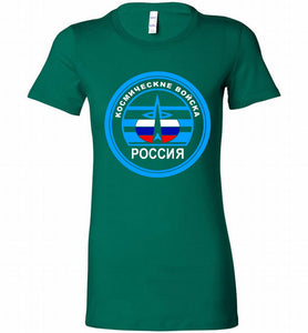 Russia Mocking Up Of Space Force Bella Ladies Tee