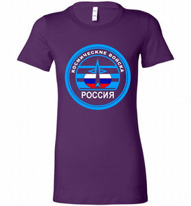 Russia Mocking Up Of Space Force Bella Ladies Tee