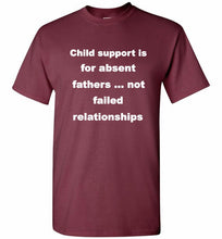Child Support Is For Absent Fathers Not Failed Relationships Shirt