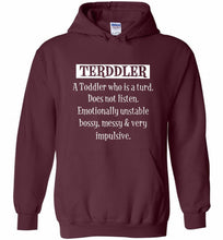 Terddler A Toddler Who Is A Turd Does Not Listen Hoodie