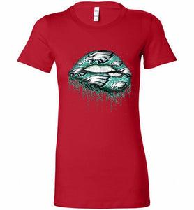 Lip Philadelphia Eagles Bella Ladies Tee