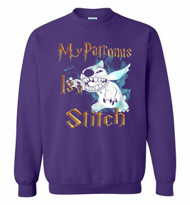 My Patronus Is A Stitch Crewneck Sweatshirt
