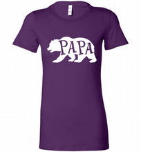 Papa Bear Bella Ladies Tee