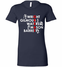 Pink Floyd Great Wright Gilmous Waters Mason Bella Ladies Tee