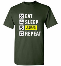 Eat Sleep Dollar General Repeat Shirt
