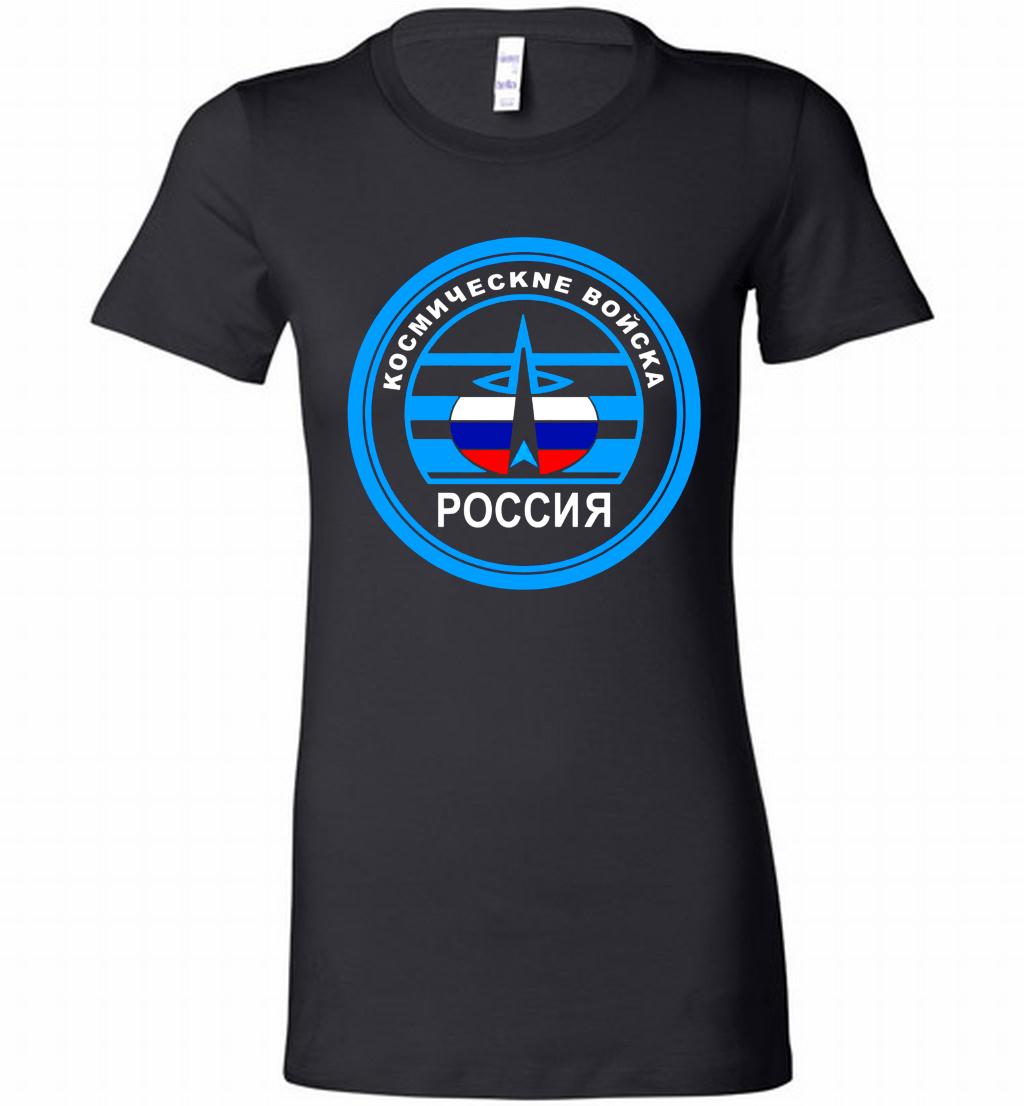 Russia Mocking Up Of Space Force Bella Ladies Tee