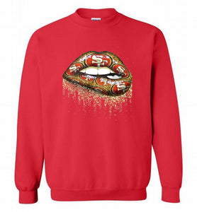San Francisco 49ers Lip Crewneck Sweatshirt