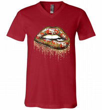 San Francisco 49ers Lip V-Neck Shirt