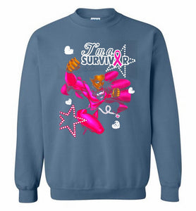 I'm A Survivor What Does Not Destrory Me Makes Me Stronger Crewneck Sweatshirt