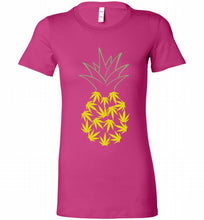 Pineapple Weed Leaf Bella Ladies Tee