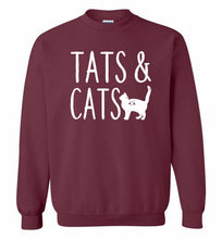 Tats And Cats Crewneck Sweatshirt