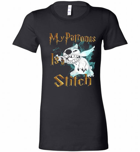 My Patronus Is A Stitch Bella Ladies Tee