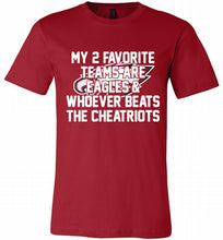 My 2 favorite teams are Philadelphia Eagles and whoever Canvas USA