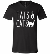 Tats And Cats V-Neck Shirt