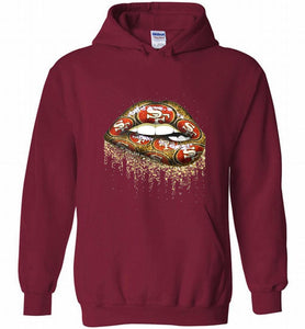 San Francisco 49ers Lip Hoodie