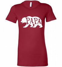 Papa Bear Bella Ladies Tee