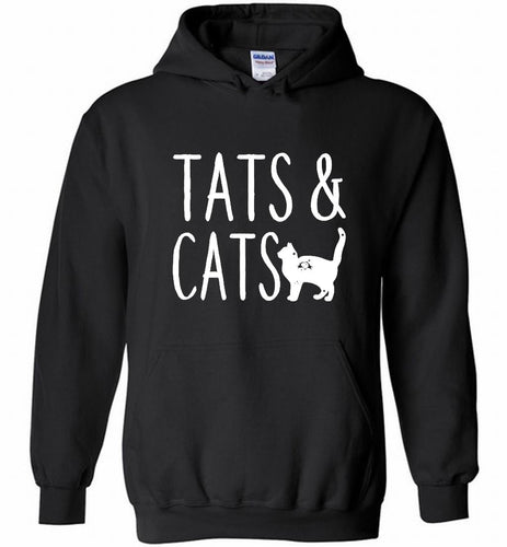 Tats And Cats Hoodie