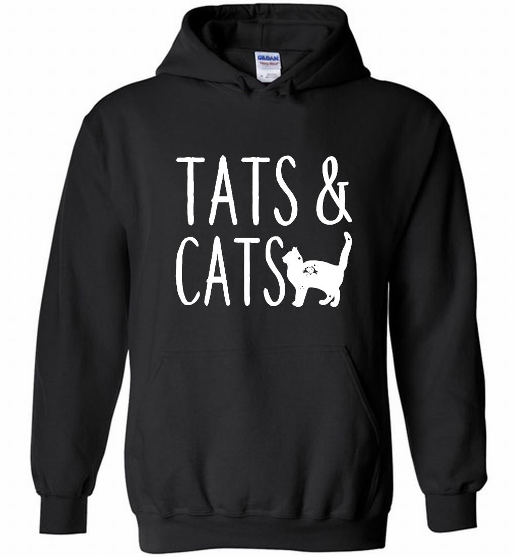 Tats And Cats Hoodie