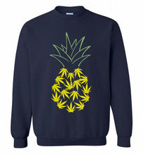 Pineapple Weed Leaf Crewneck Sweatshirt